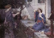 John William Waterhouse The Annunciation oil painting picture wholesale